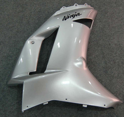 2007-2008 Fairings Kawasaki ZX6R ZX636 Silver Ninja  Generic