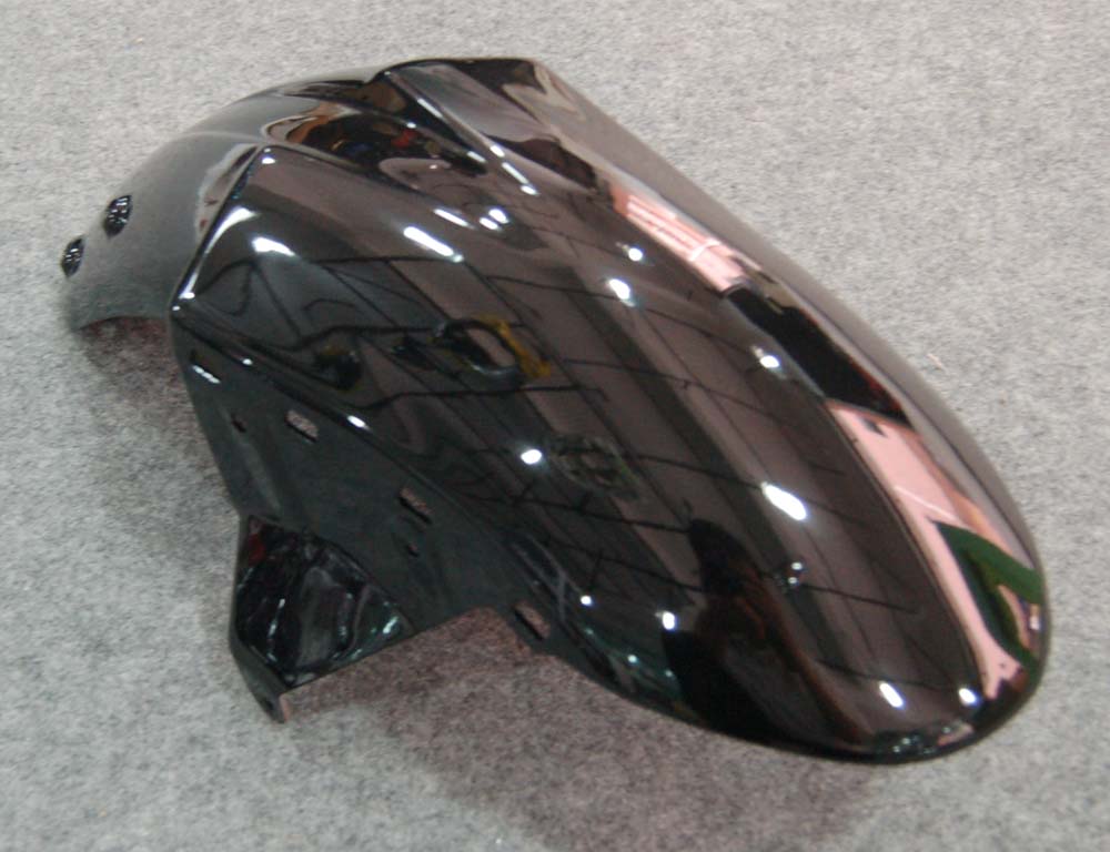 2007-2008 Fairings Kawasaki ZX6R ZX636 Black & Red Flame Ninja  Generic