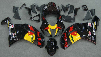 2007-2008 Fairings Kawasaki ZX-R ZX636 Black Yellow  Generic