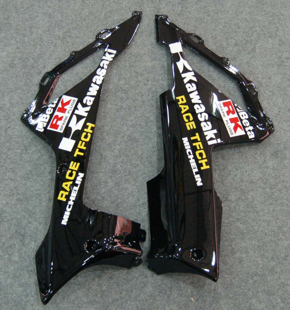 2007-2008 Fairings Kawasaki ZX-R ZX636 Black Yellow  Generic