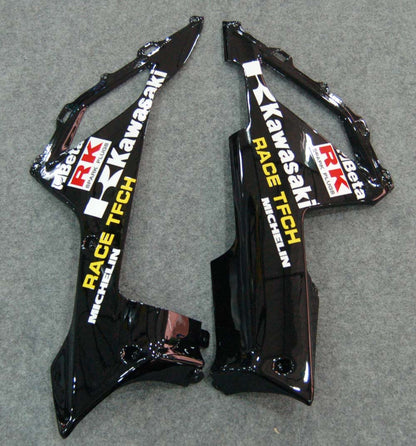 2007-2008 Fairings Kawasaki ZX-R ZX636 Black Yellow  Generic