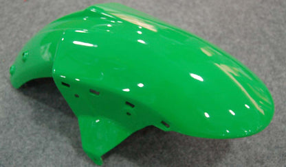 2007-2008 Fairings Kawasaki ZX6R ZX636 Green Black  ZX6R  Generic