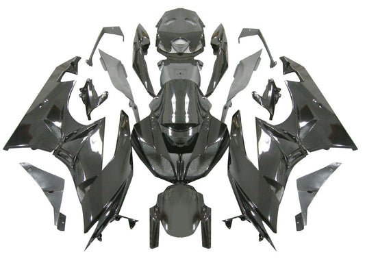 2009-2012 Fairings Kawasaki ZX6R ZX636 All Black Ninja  Generic