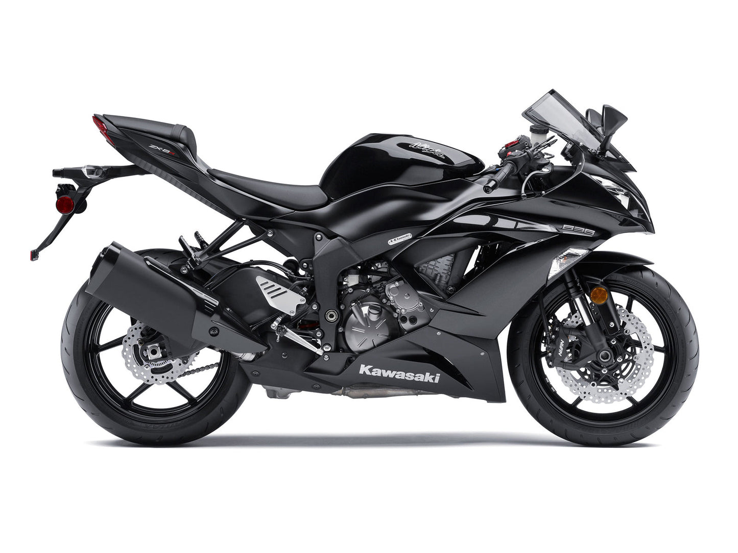 2013-2018 Fairings Plastics Kawasaki ZX6R 636 Black Ninja  Generic