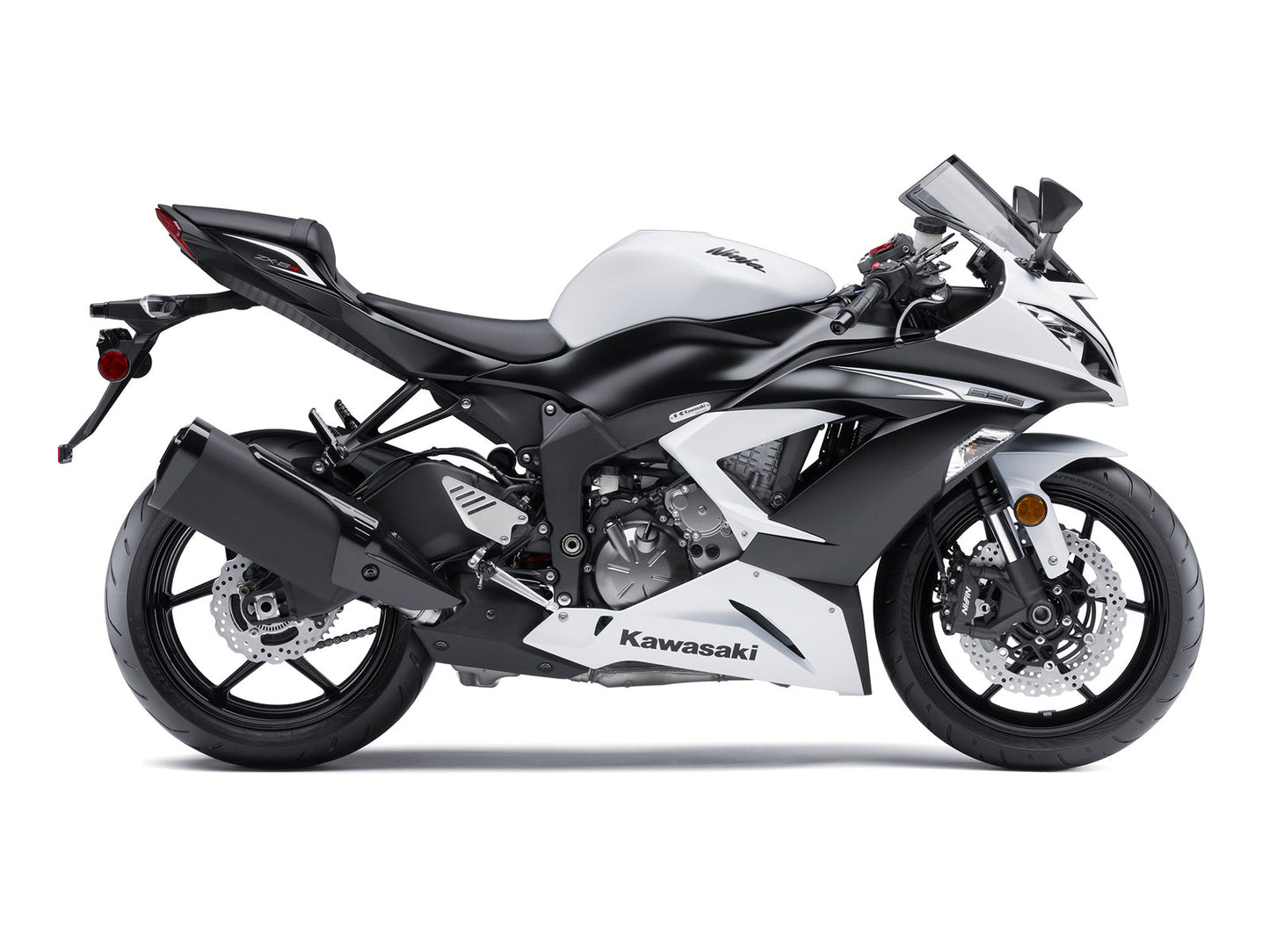 2013-2018 Fairings Plastics Kawasaki ZX6R 636 White Ninja  Generic