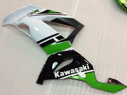 2013-2018 Fairings Plastics Kawasaki ZX6R 636 Green White Ninja  Generic