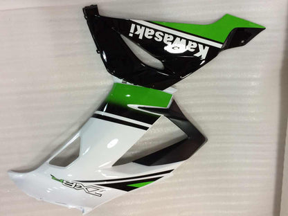 2013-2018 Fairings Plastics Kawasaki ZX6R 636 Green White Ninja  Generic