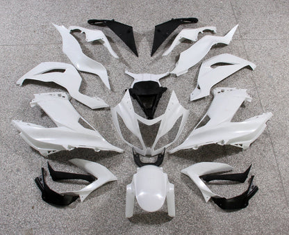 2013-2018 Fairings Plastics Kawasaki ZX6R 636 White Ninja  Generic