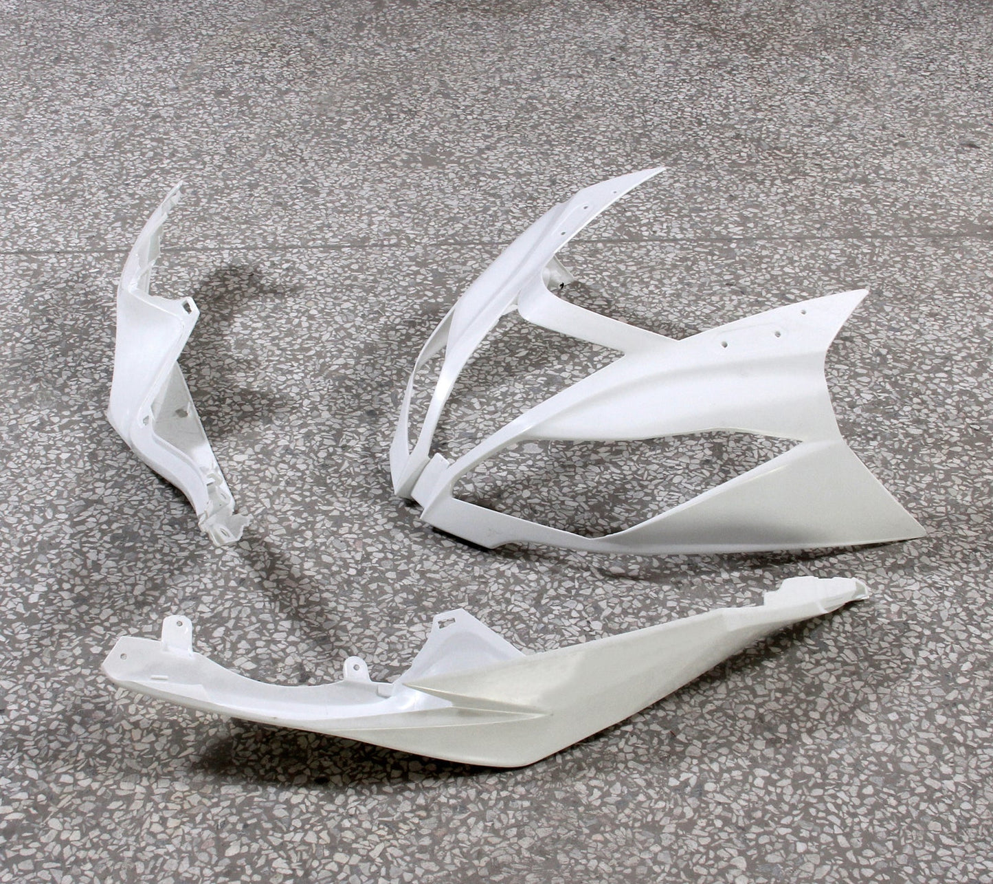 2013-2018 Fairings Plastics Kawasaki ZX6R 636 White Ninja  Generic