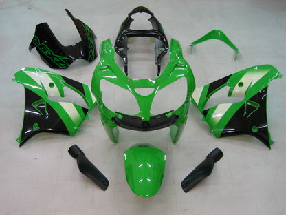 2000-2001 Fairings Kawasaki ZX 9R Green Black ZX9R  Generic