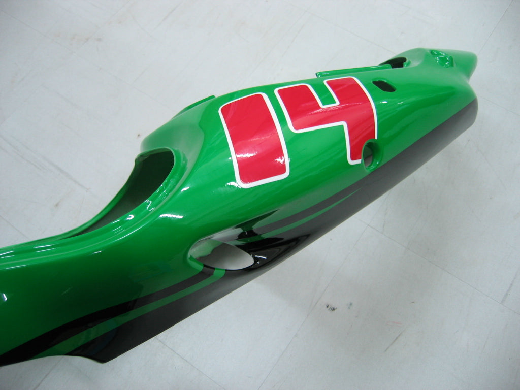 2000-2001 Fairings Kawasaki ZX 9R Green Black No.14 ZX9R  Generic