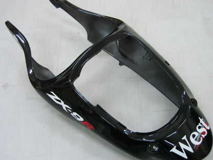 2000-2001 Fairings Kawasaki ZX 9R Black White West ZX9R  Generic
