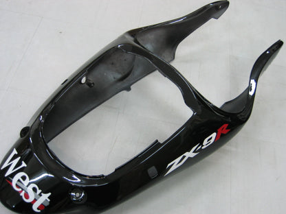 2000-2001 Fairings Kawasaki ZX 9R Black White West ZX9R  Generic