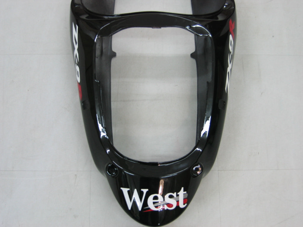 2000-2001 Fairings Kawasaki ZX 9R Black White West ZX9R  Generic