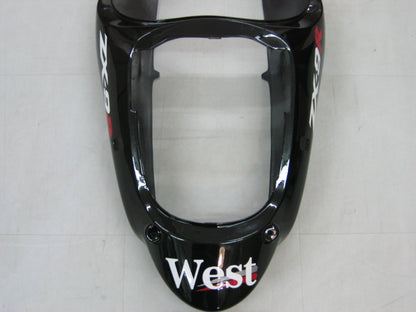 2000-2001 Fairings Kawasaki ZX 9R Black White West ZX9R  Generic
