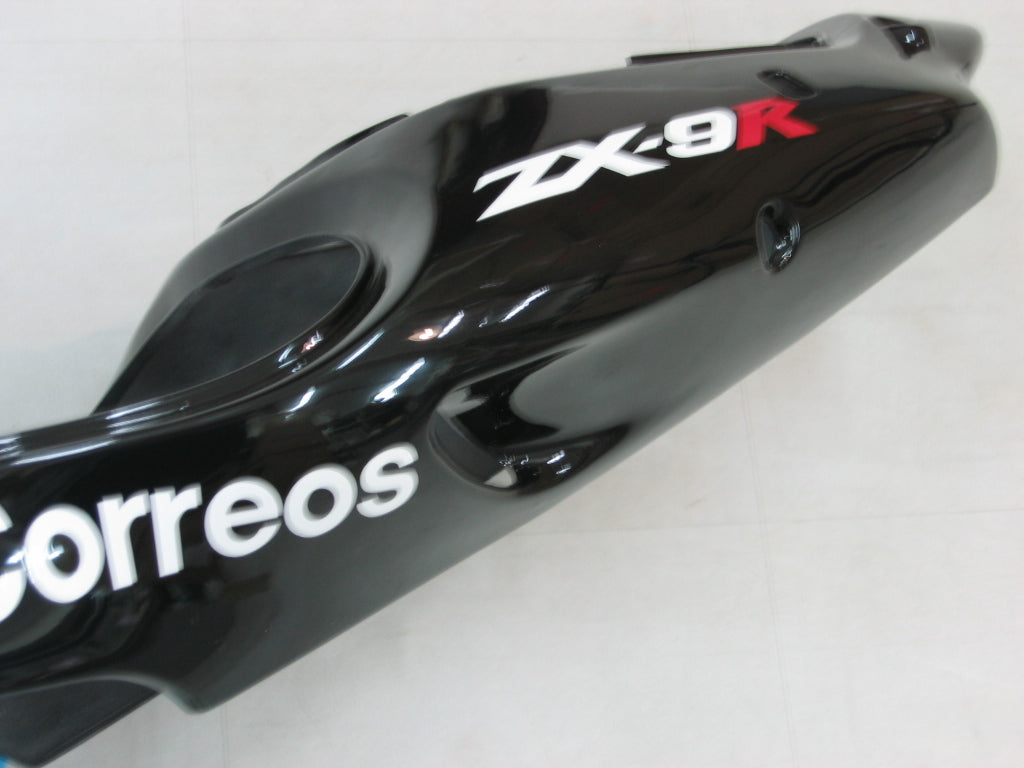2000-2001 Fairings Kawasaki ZX 9R Black White West ZX9R  Generic
