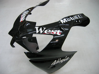 2000-2001 Fairings Kawasaki ZX 9R Black White West ZX9R  Generic