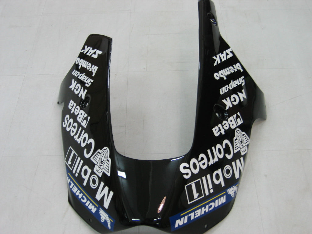 2000-2001 Fairings Kawasaki ZX 9R Black White West ZX9R  Generic