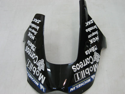 2000-2001 Fairings Kawasaki ZX 9R Black White West ZX9R  Generic