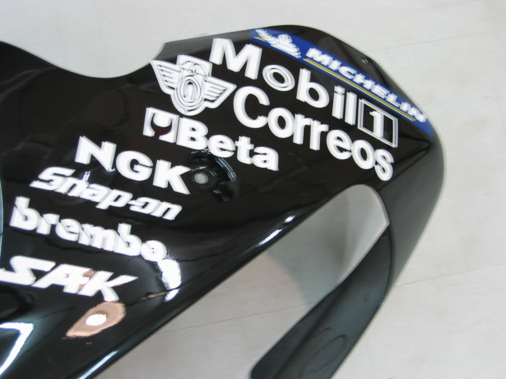 2000-2001 Fairings Kawasaki ZX 9R Black White West ZX9R  Generic