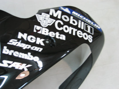 2000-2001 Fairings Kawasaki ZX 9R Black White West ZX9R  Generic
