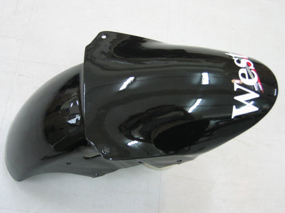 2000-2001 Fairings Kawasaki ZX 9R Black White West ZX9R  Generic