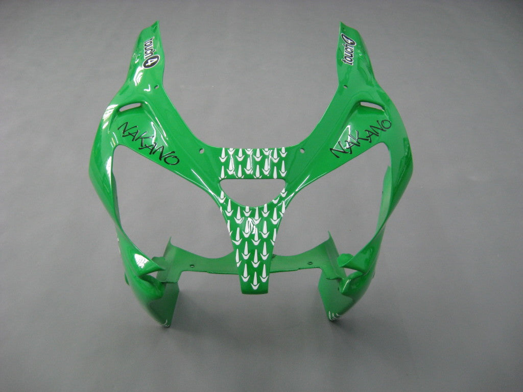 2000-2001 Fairings Kawasaki ZX 9R Green Black No.56 Nakano  Generic