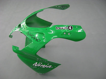 2000-2001 Fairings Kawasaki ZX 9R Green Black No.56 Nakano  Generic