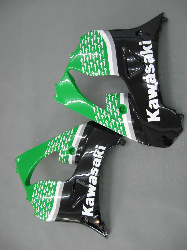 2000-2001 Fairings Kawasaki ZX 9R Green Black No.56 Nakano  Generic
