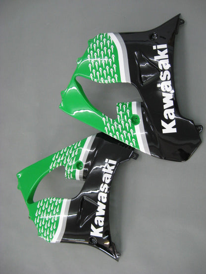 2000-2001 Fairings Kawasaki ZX 9R Green Black No.56 Nakano  Generic