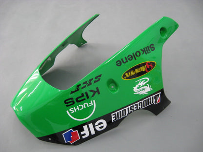 2000-2001 Fairings Kawasaki ZX 9R Green Black No.56 Nakano  Generic