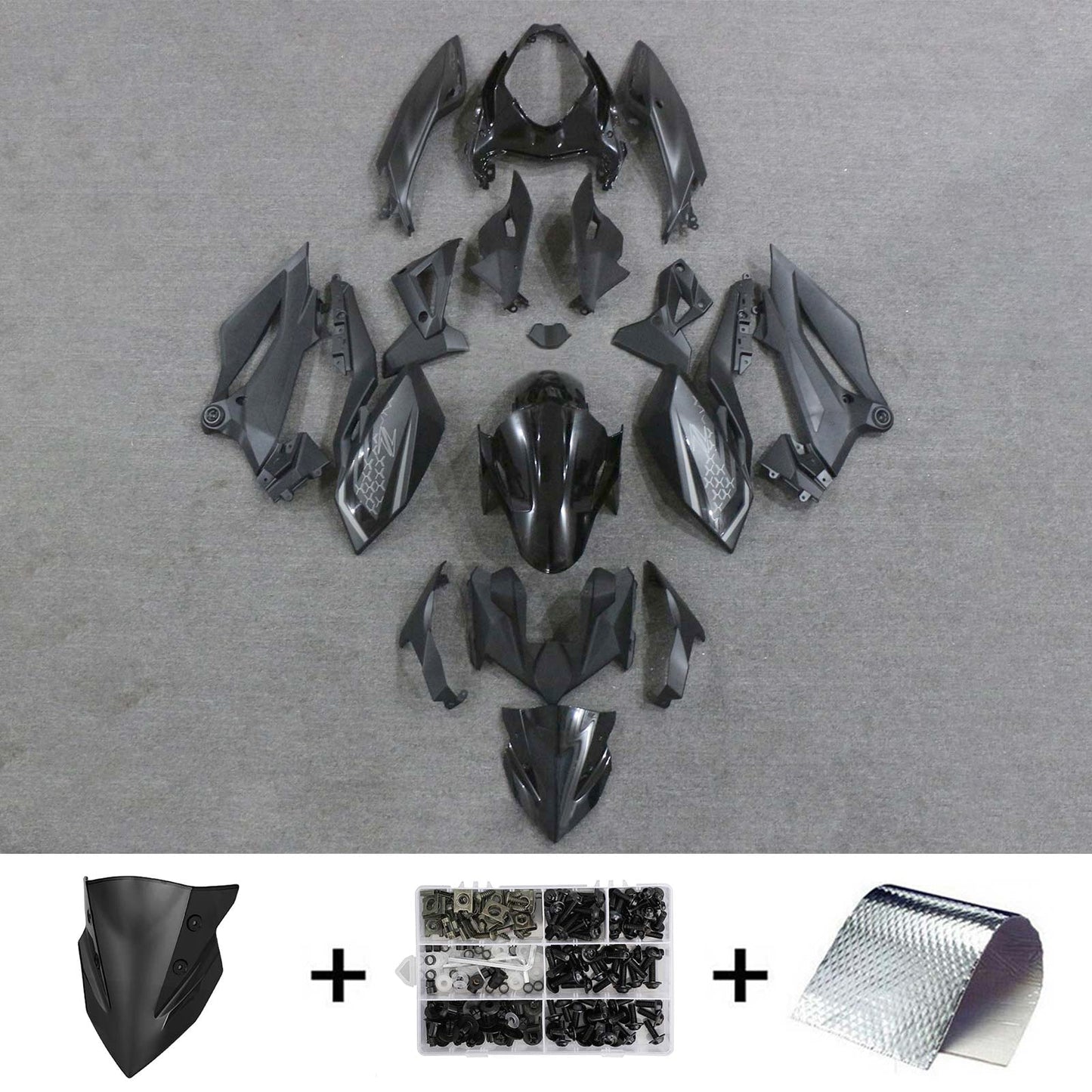 2018-2024 Kawasaki Z400 Fairing Kit Bodywork Plastic ABS
