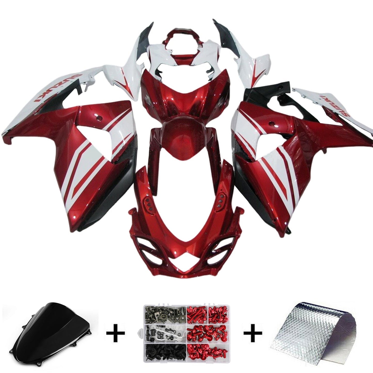 2009-2016 Suzuki GSXR1000 K9 Fairing Kit Bodywork Plastic ABS