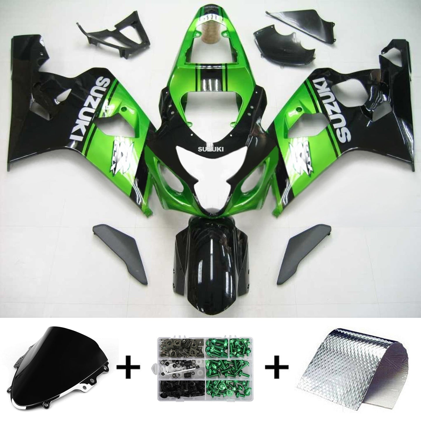 2004-2005 Suzuki GSXR 600/750 Fairing Kit Bodywork Plastic ABS