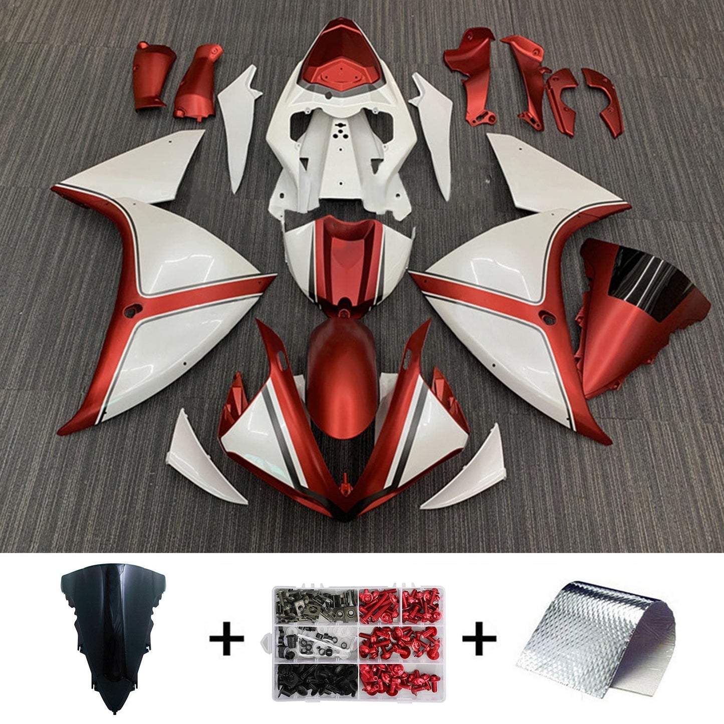 2012-2014 Yamaha YZF-R1 Fairing Kit Bodywork Plastic ABS