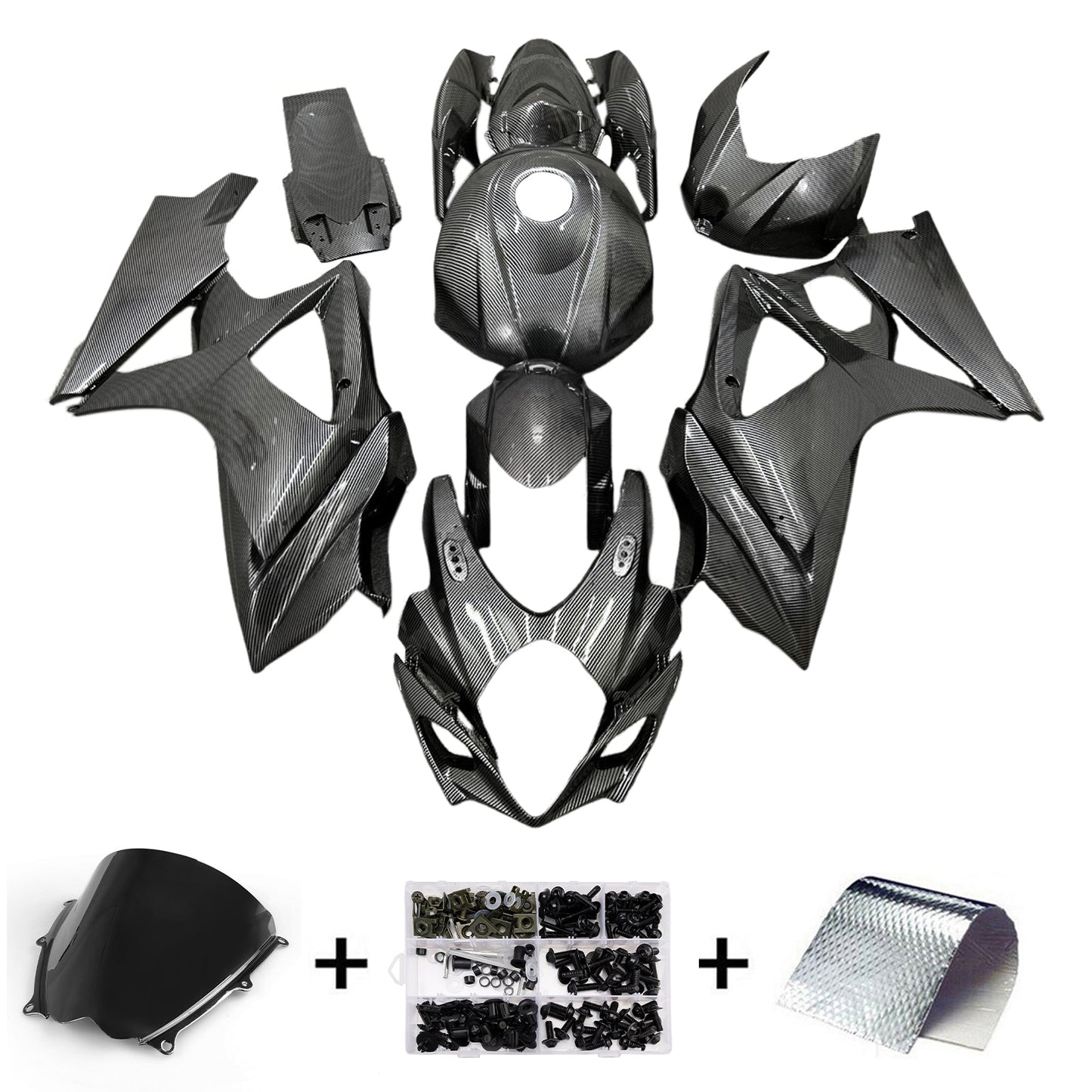 2007-2008 Injection Fairing Kit Bodywork Plastic ABS For Suzuki GSXR1000 K7