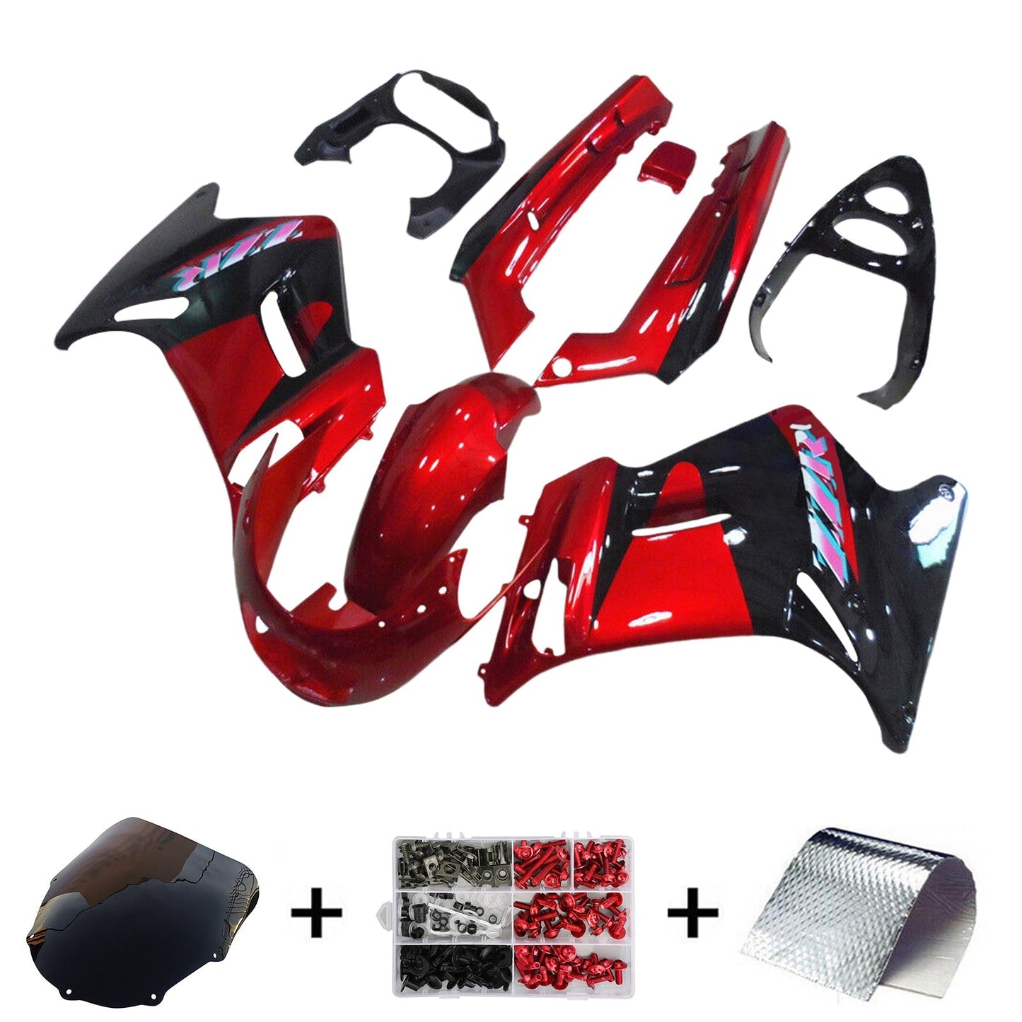 1996-2007 Kawasaki ZZR250 Fairing Kit Bodywork ABS
