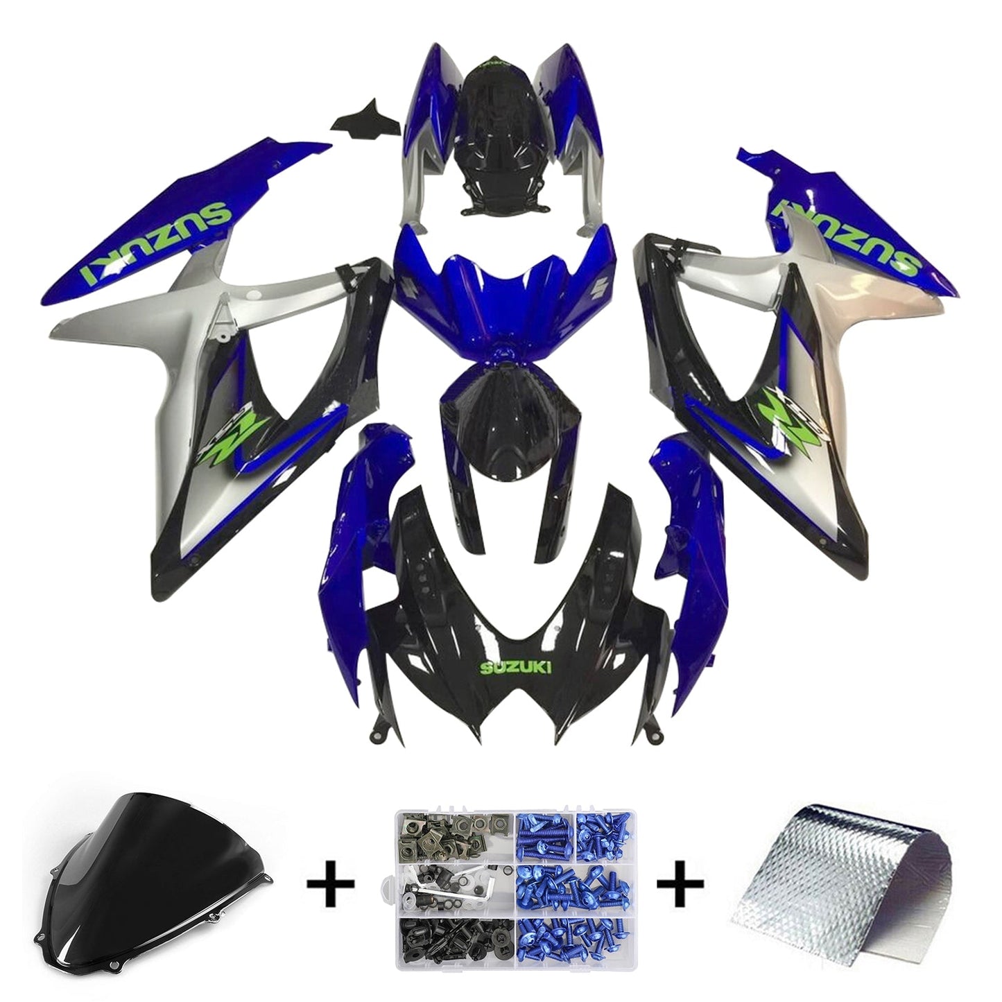 2006-2007 Suzuki GSXR 600/750 K6 Fairing Kit Bodywork Plastic ABS
