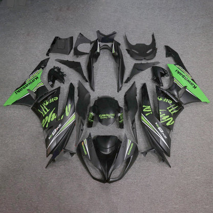 2009-2012 Kawasaki ZX6R 636 Fairing Kit Bodywork Plastic ABS