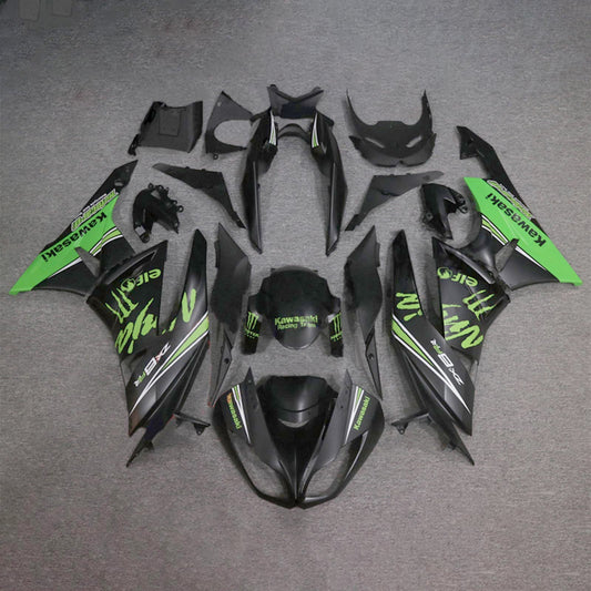 2009-2012 Kawasaki ZX6R 636 Fairing Kit Bodywork Plastic ABS