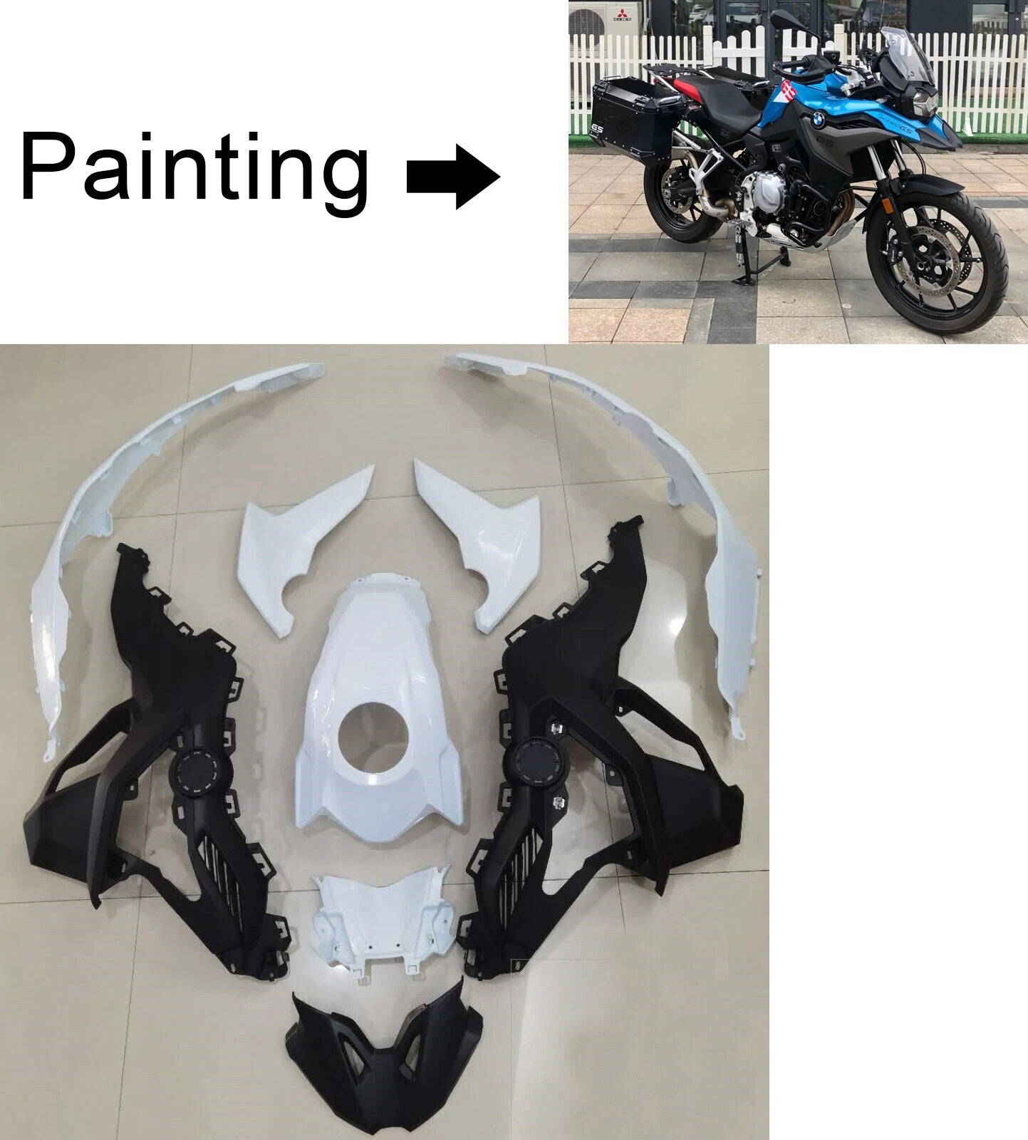 2018-2022 BMW F750GS F850GS Fairing Kit Bodywork