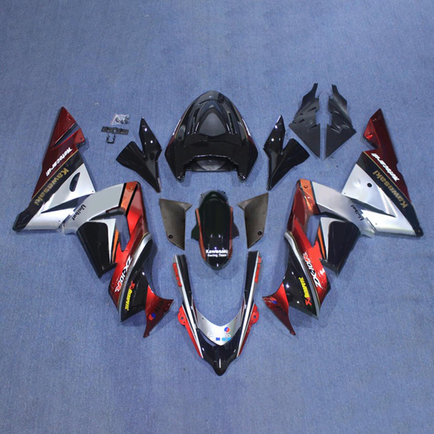2004-2005 Kawasaki ZX10R Fairing Kit Bodywork Plastic ABS