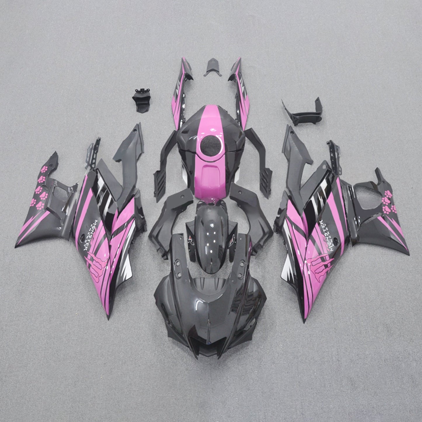 2019-2021 Yamaha YZF-R3 R25 Fairing Kit Bodywork Plastic ABS