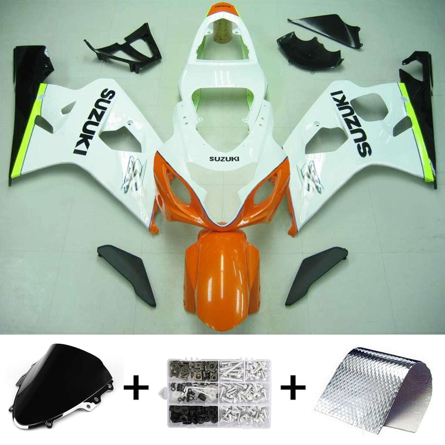 2004-2005 Suzuki GSXR 600/750 Fairing Kit Bodywork Plastic ABS