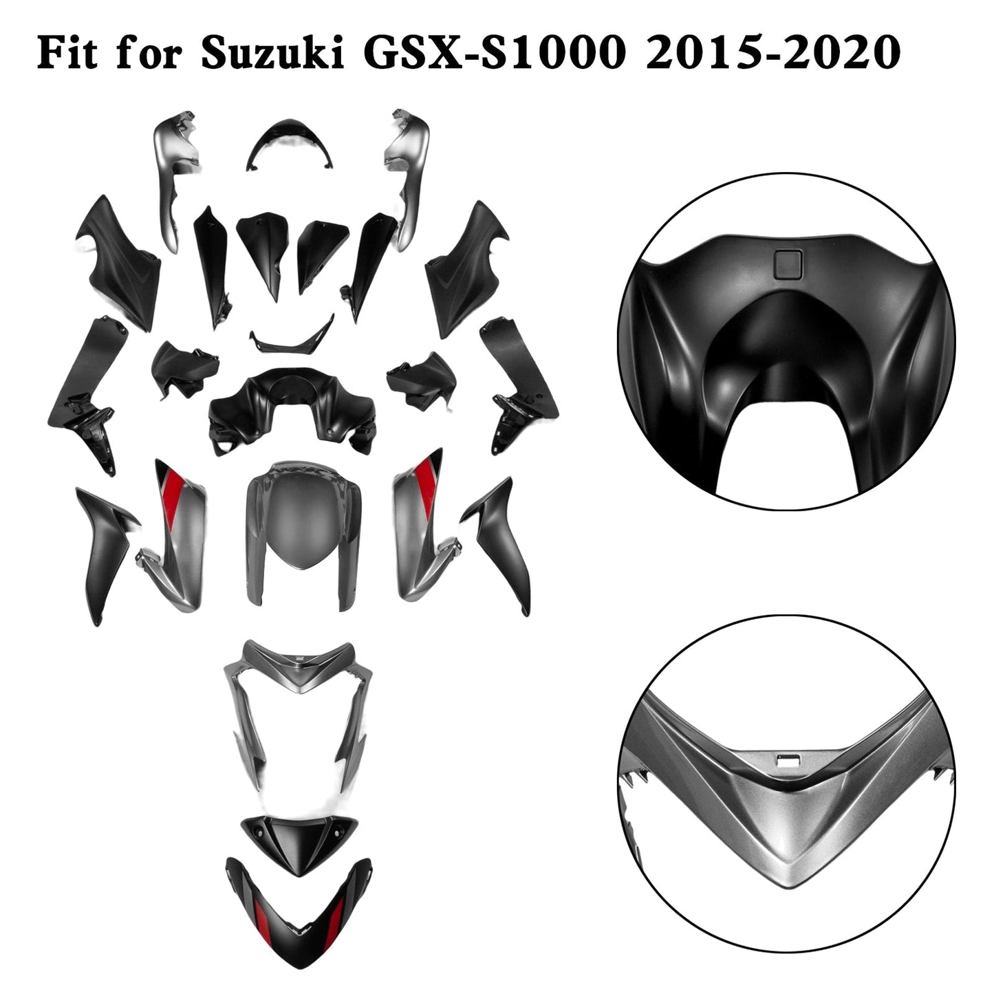 2015-2020 Suzuki GSX-S 1000 GSXS Plastic Bodywork Fairing Kit