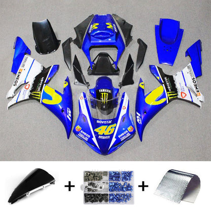 2002-2003 Yamaha YZF-R1 Fairing Kit Bodywork Plastic ABS