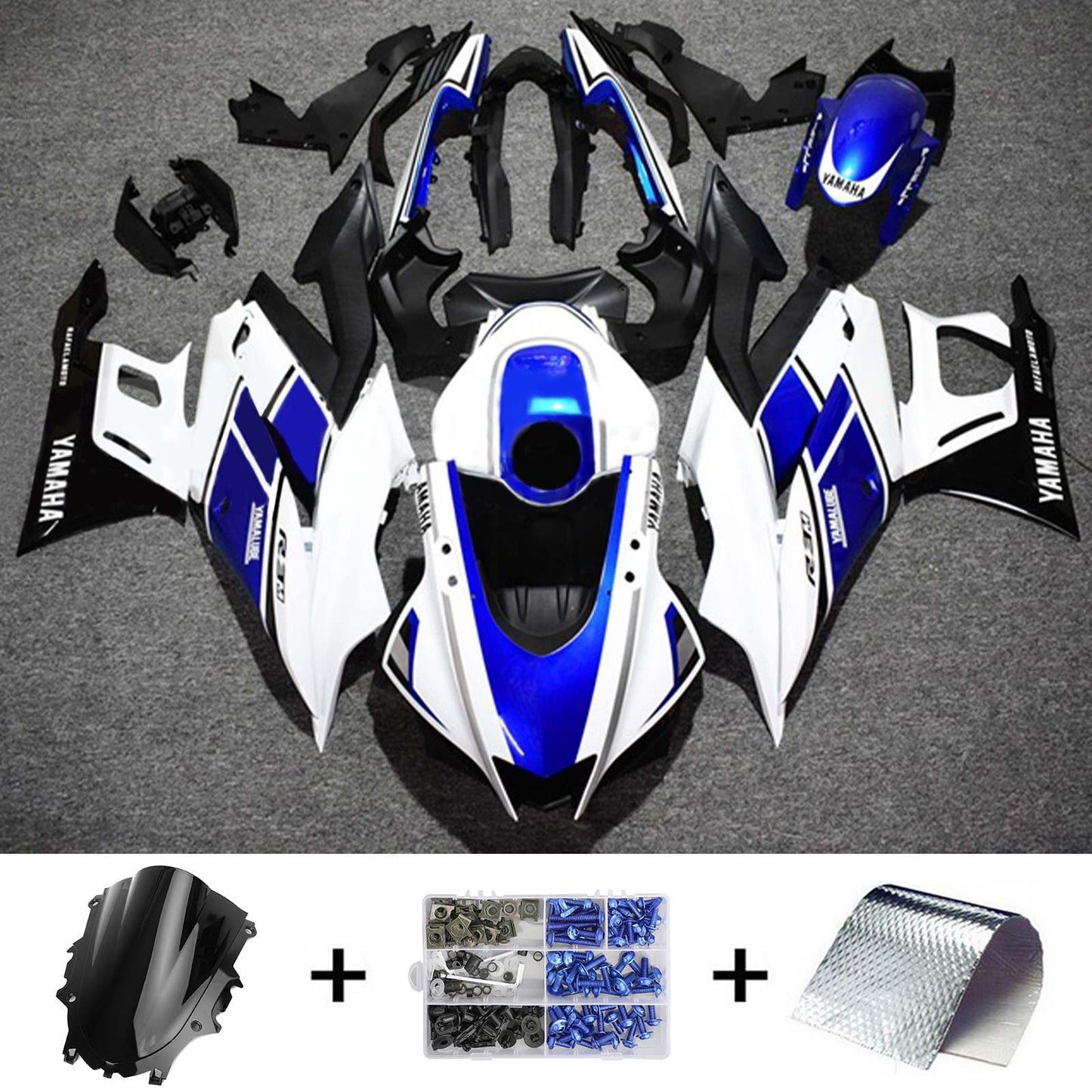 2022-2024 Yamaha YZF-R3 R25 Fairing Kit Bodywork Plastic ABS