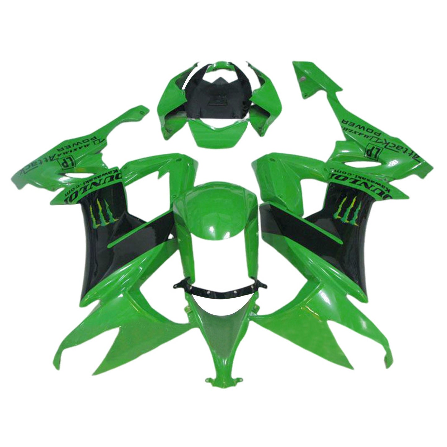 2008-2010 Kawasaki ZX10R Fairing Kit Bodywork Plastic ABS