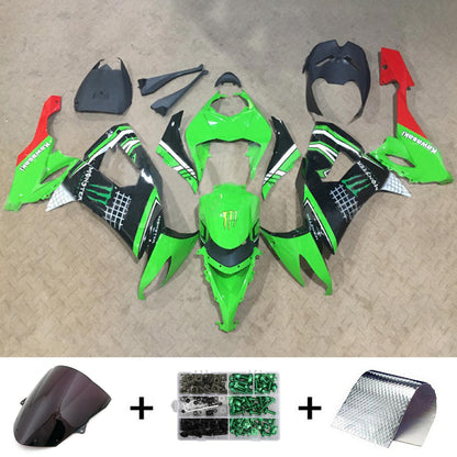 2008-2010 Kawasaki ZX10R Fairing Kit Bodywork Plastic ABS