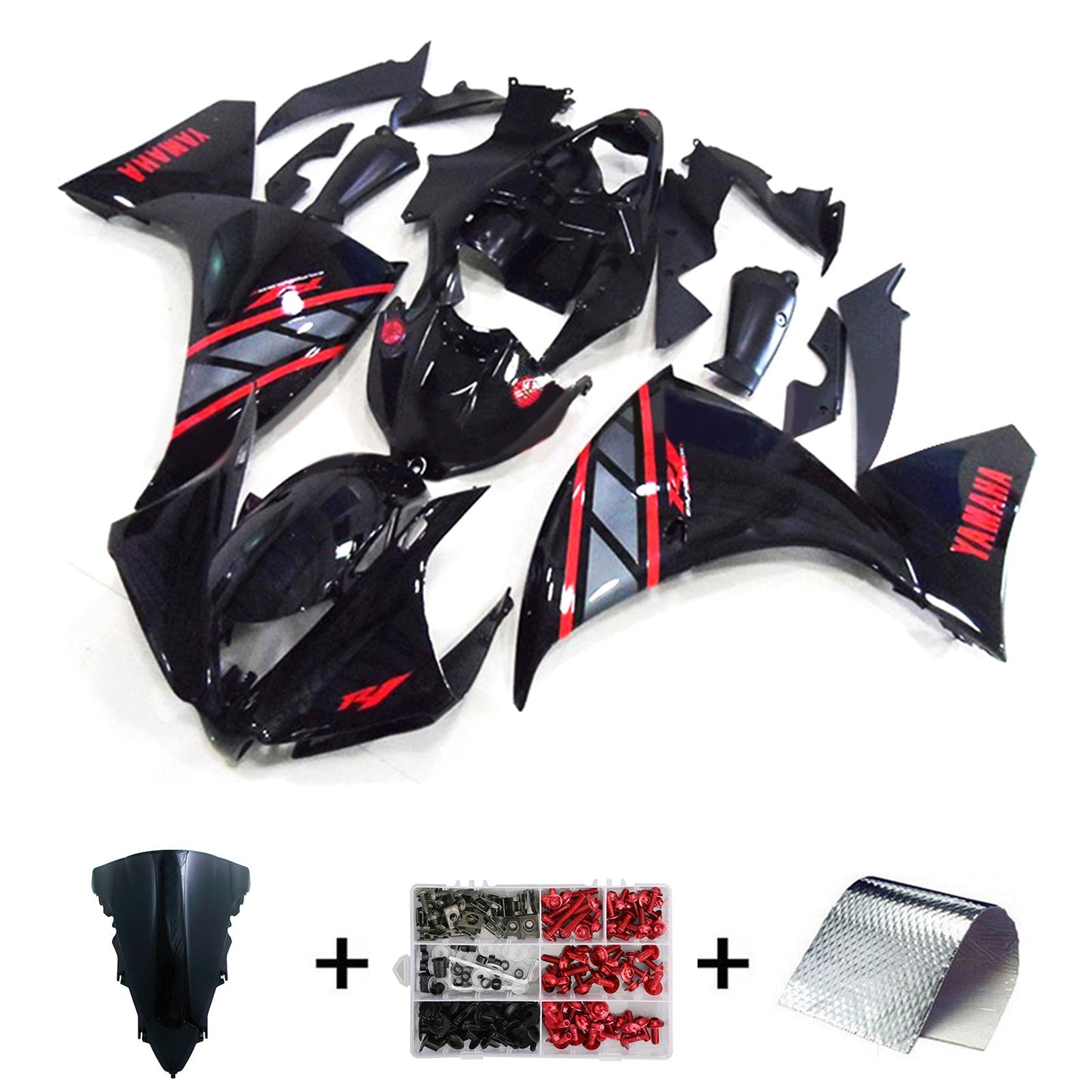 2012-2014 Yamaha YZF-R1 Fairing Kit Bodywork Plastic ABS